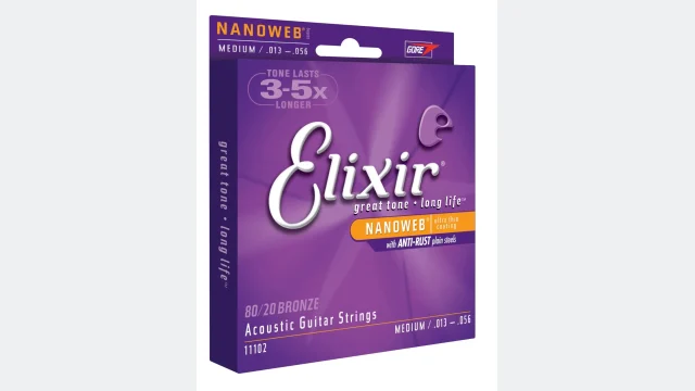Elixir acoustic phosphor bronze guitar strings